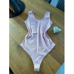 Růžové tílkové body S/M naše výroba ruční práce 