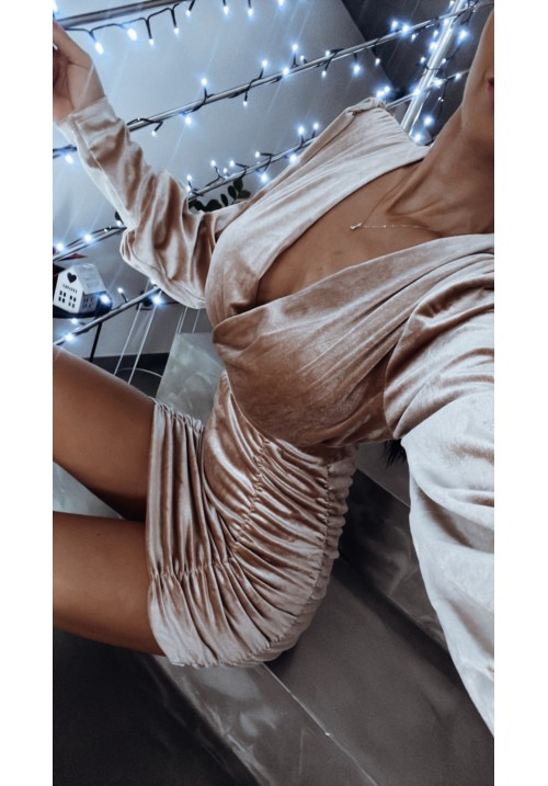 Krémové šaty Gift 
